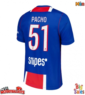 Paris Saint-Germain Willian Pacho #51 Replica Home Stadium Shirt 2026-27 Short Sleeve